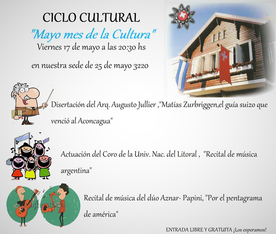 Ciclo de mayo cultural