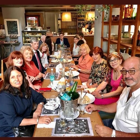 Almuerzo con motivo de la visita del Sr. Embajador de Suiza Heinrich Schellenberg