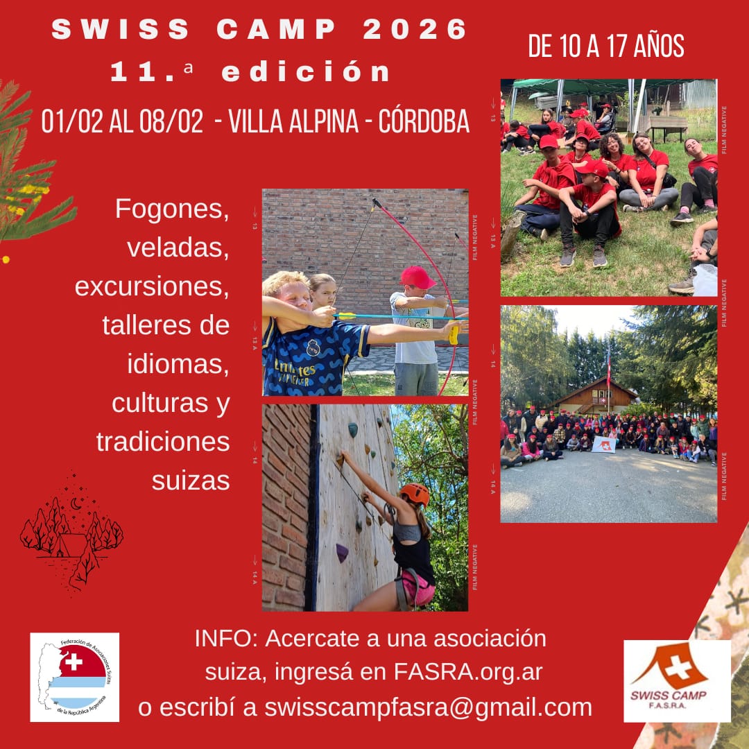 Swiss Camp 2026- Villa Alpina, Córdoba